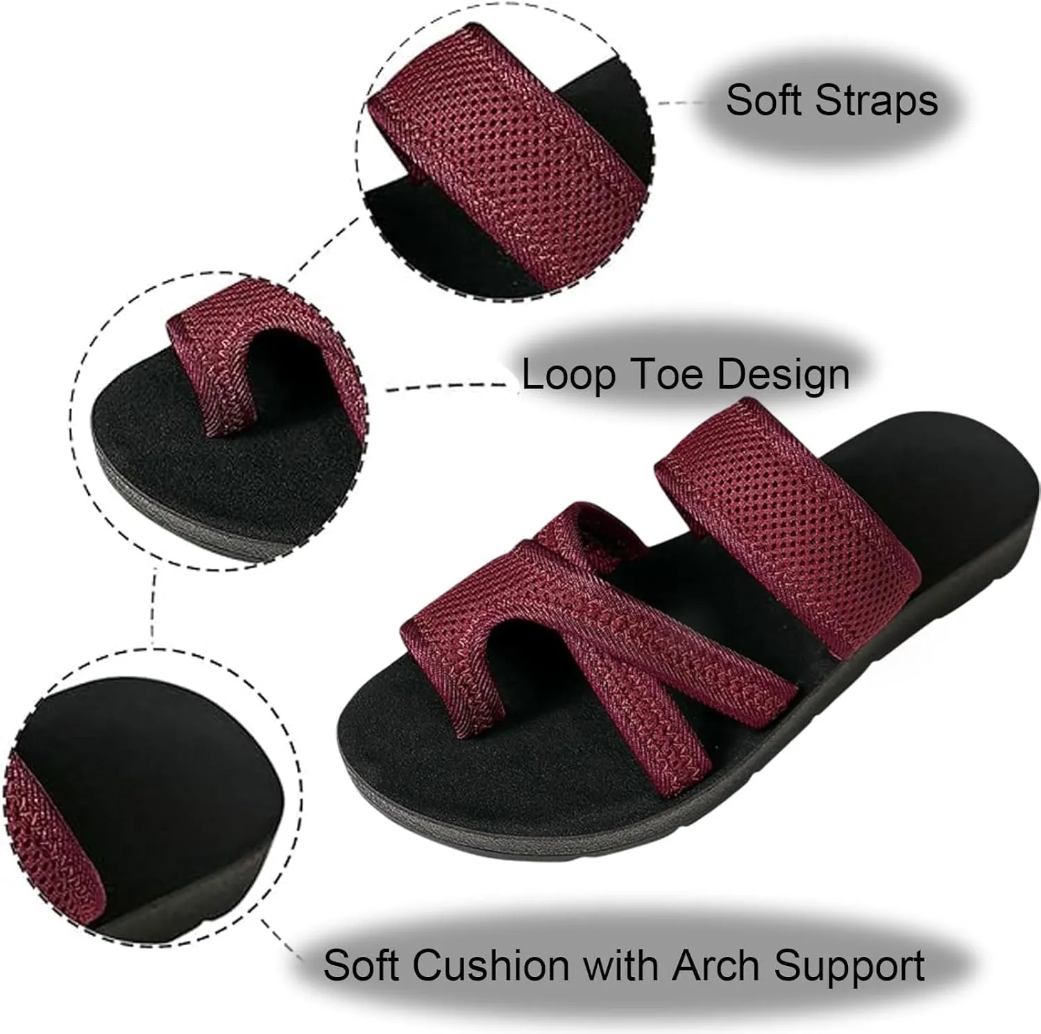 2024women's Hollow Mesh Slide Sandals,Mesh Slide Sandals for women,Arch Support Soft Orthopedic Shoes