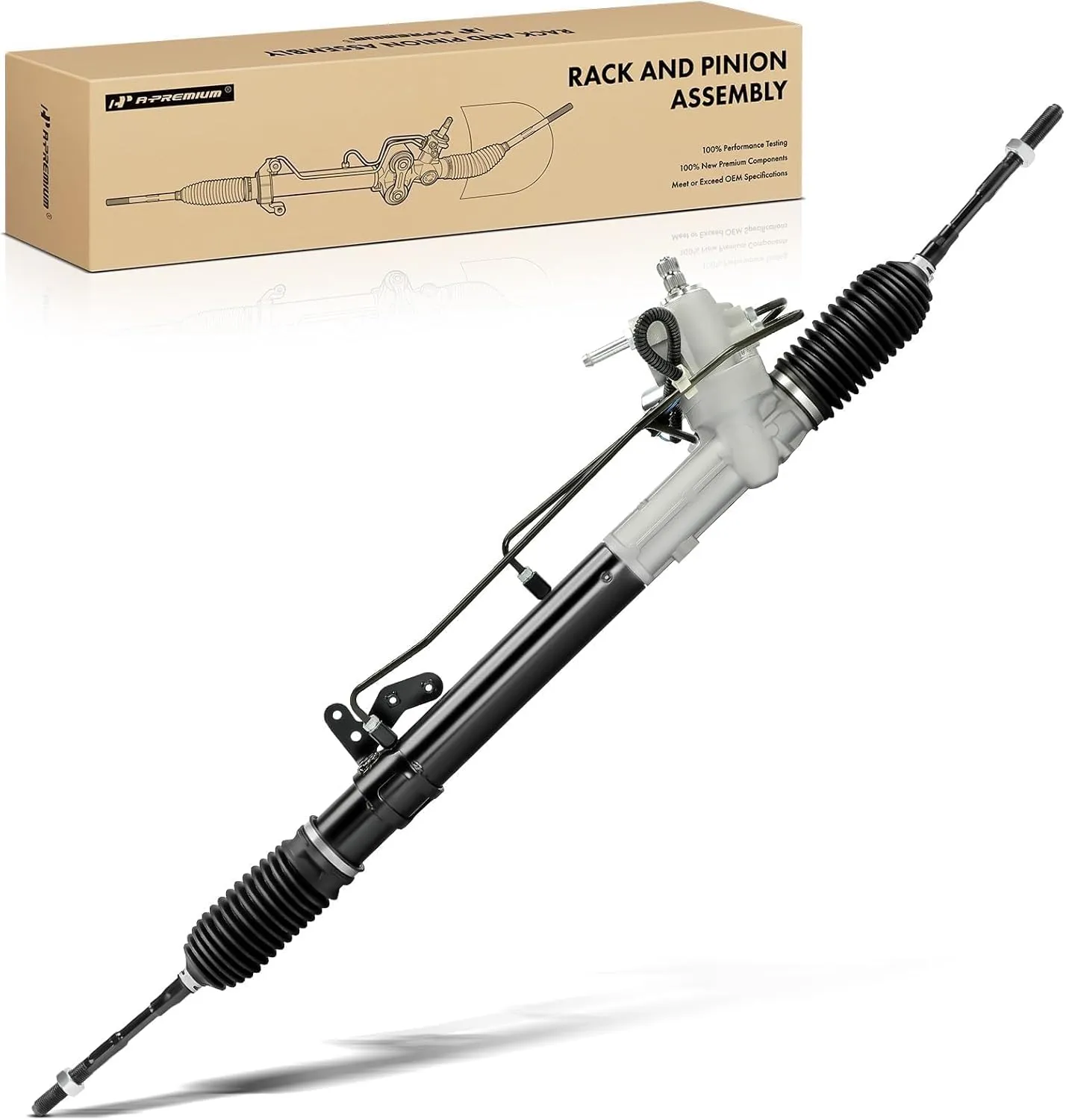 A-Premium - Hydraulic Power Steering Rack and Pinion Compatible with Nissan Maxima 2009 2010 2011 2012 2013 2014 3.5L, with Electronic Variable Orifice (EVO)