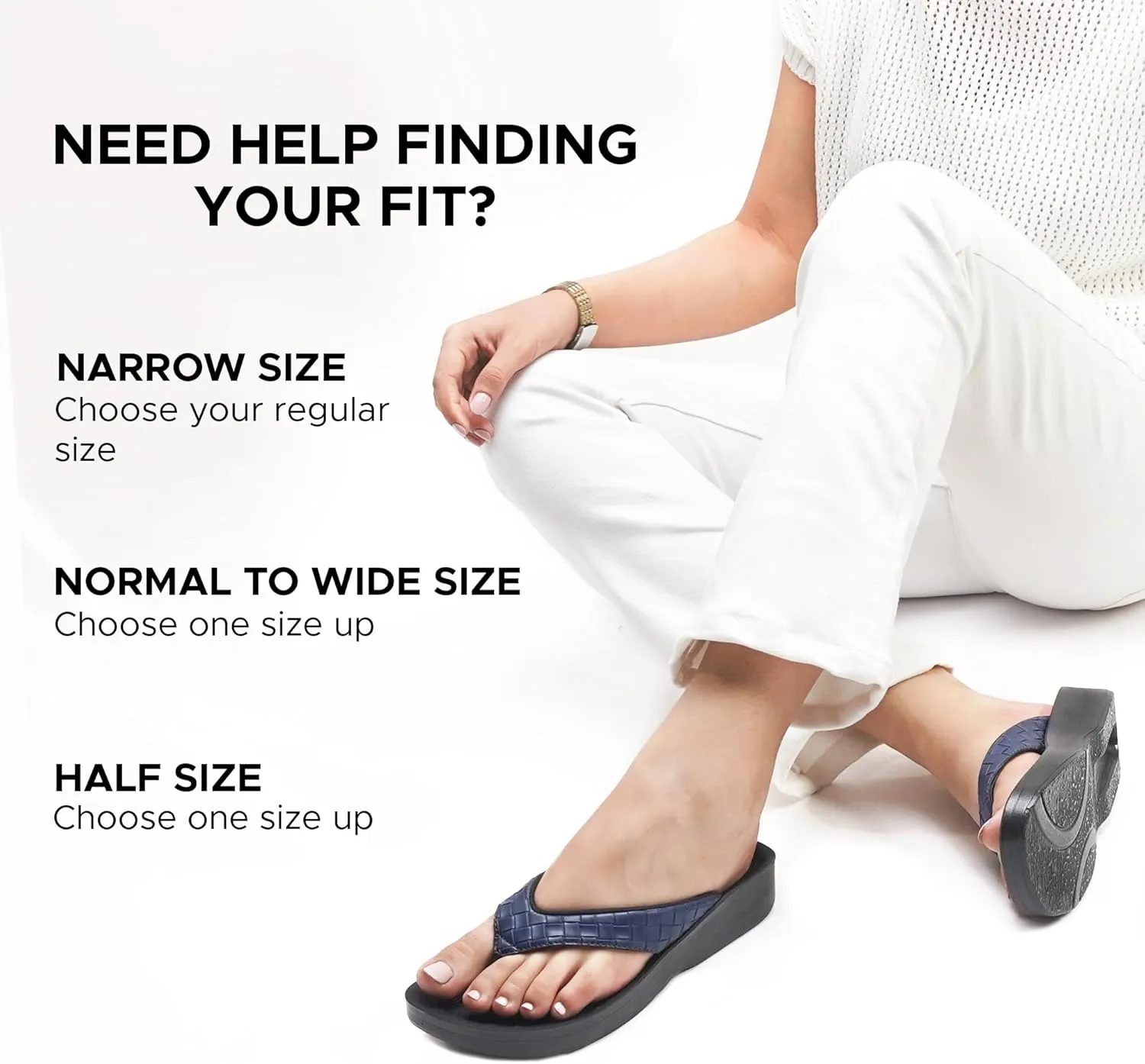 AEROTHOTIC Arch Support Flip Flops for women Stylish Cushioned Padded Straps with Soft Toe Post Slip on Footwear Dressy Travel Recovery Outdoor Comfortable Walking Women Sandals