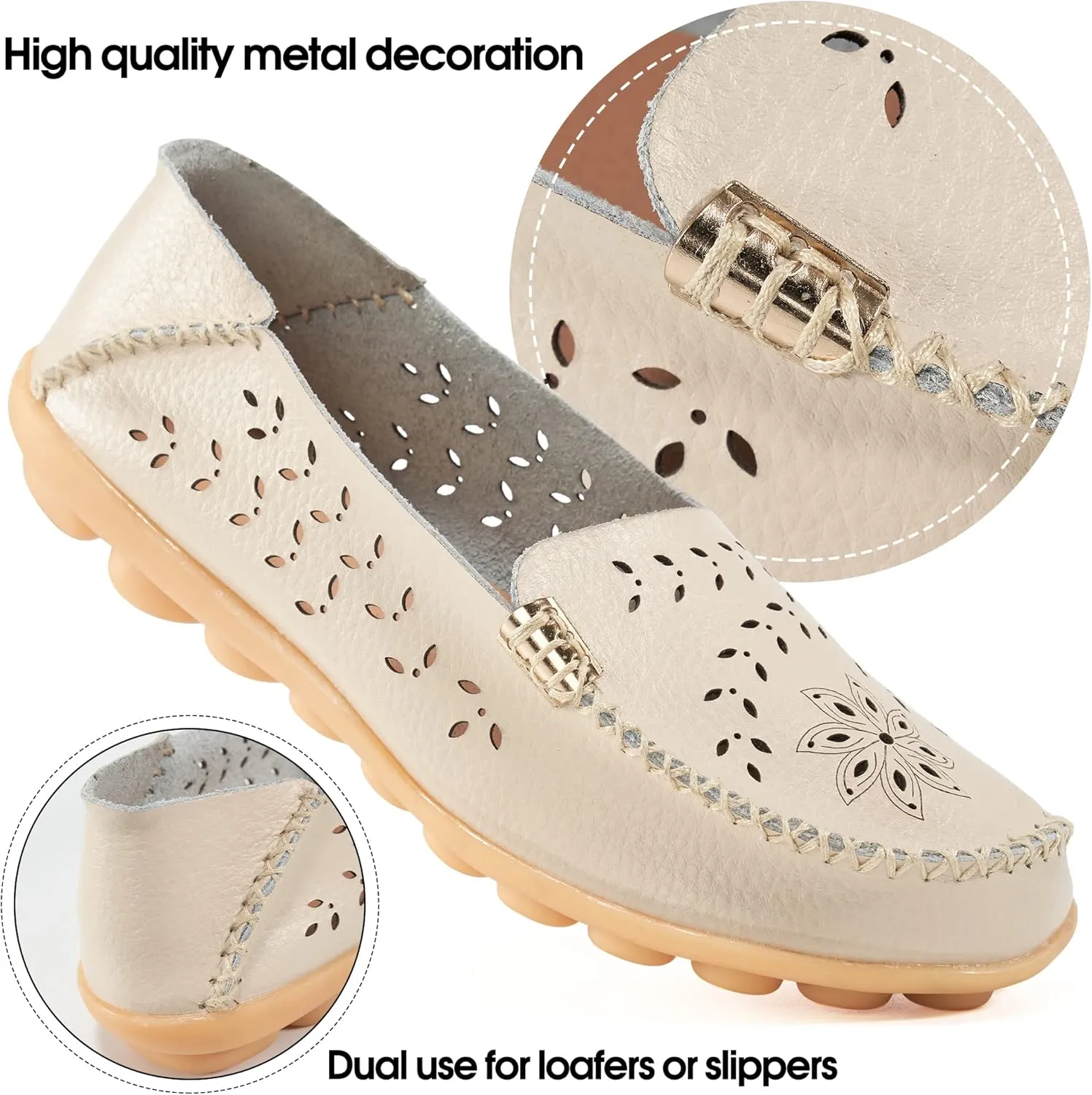 Alicegana Loafers for Women Shoes Casual: Slip on Flat Shoes Ladies Comfortable Dressy Moccasins Driving Penny Loafers