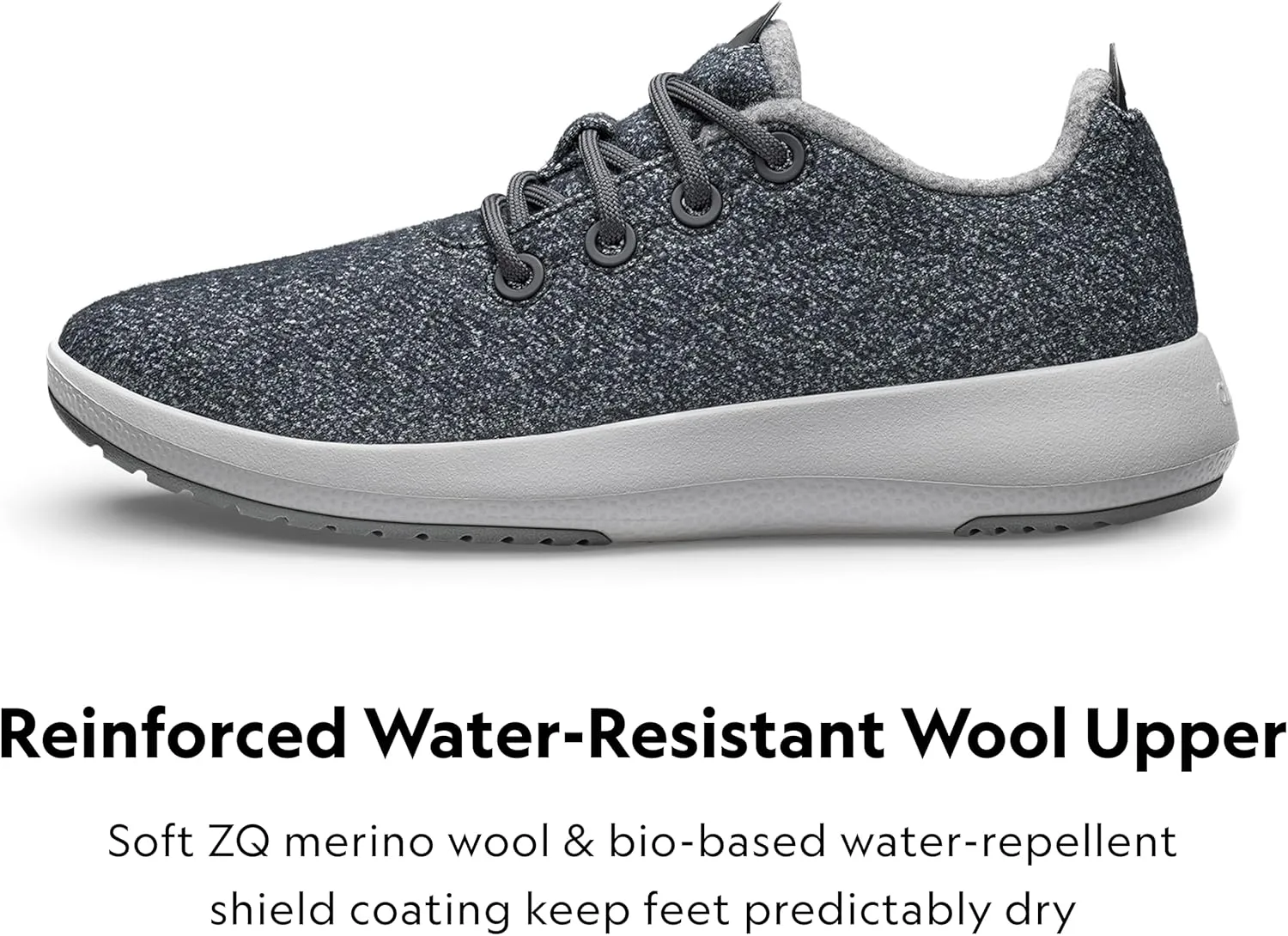 Allbirds Women’s Wool Runner Mizzles Water-Repellent Breathable Casual Walking Sneakers Made with Eco-Friendly Merino Wool