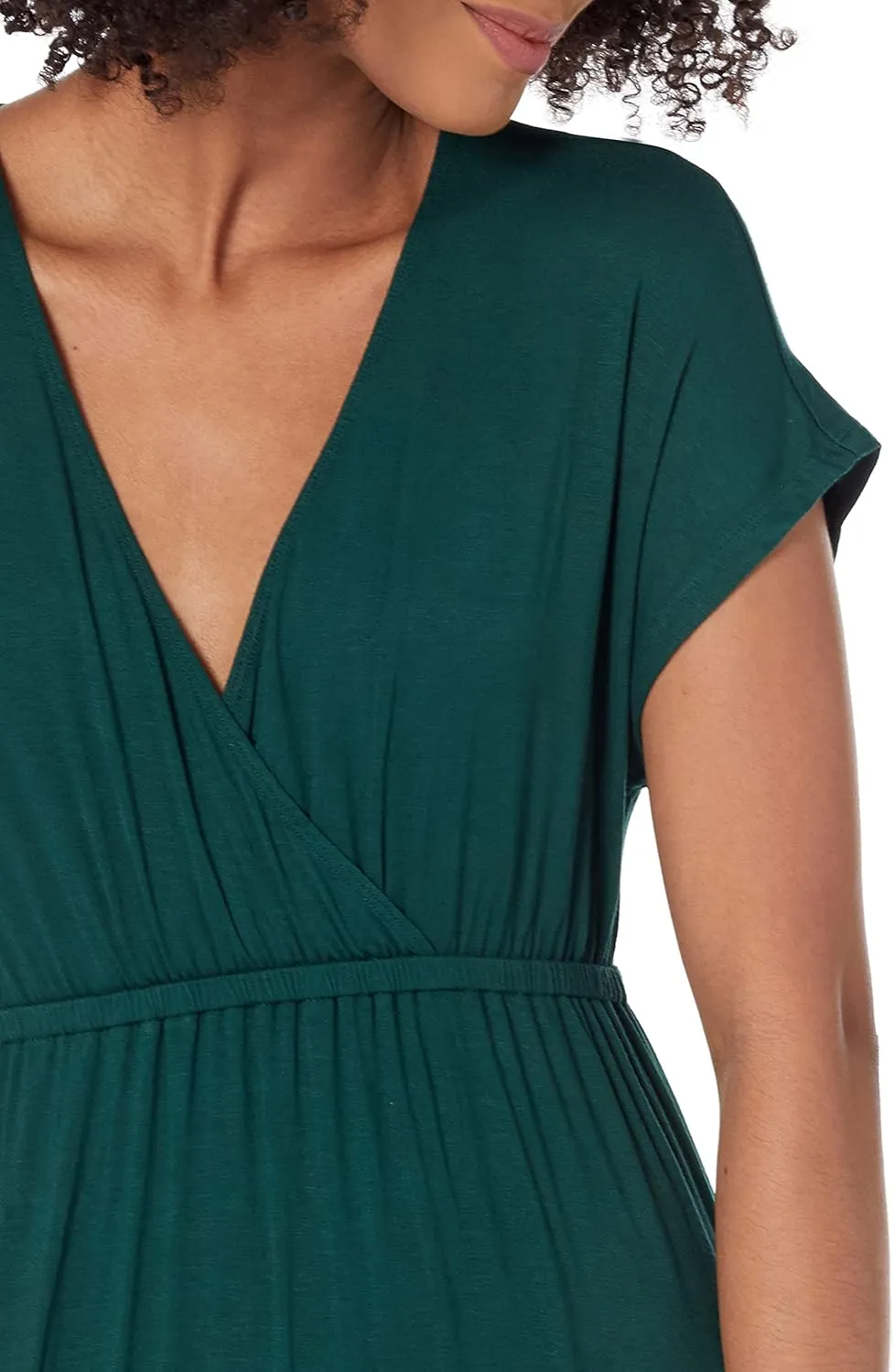 Amazon Essentials Women's Waisted Maxi Dress (Available in Plus Size)