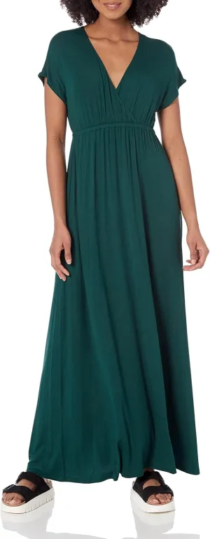 Amazon Essentials Women's Waisted Maxi Dress (Available in Plus Size)