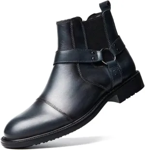Arkbird Chelsea Ankle Boots for Men Genuine Leather Oxford Casual and Formal Dress Boot
