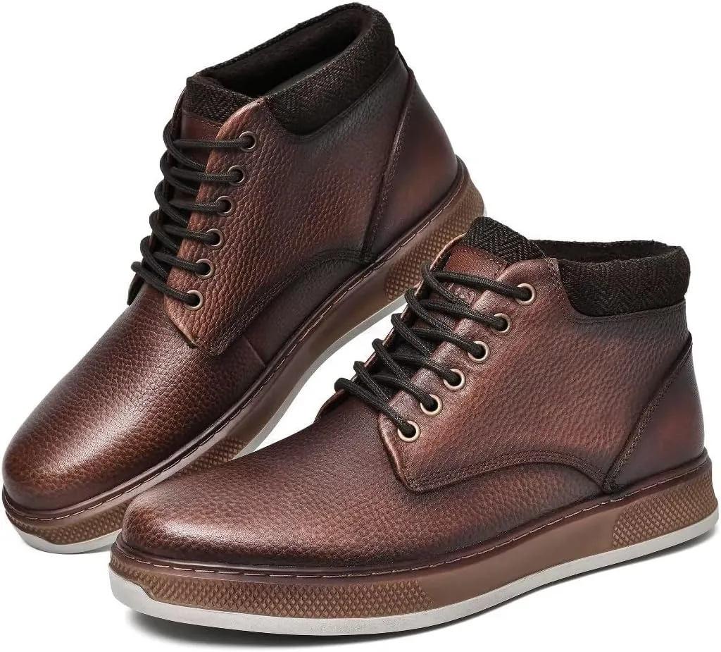 Arkbird Chelsea Ankle Boots for Men Genuine Leather Oxford Casual and Formal Dress Boot