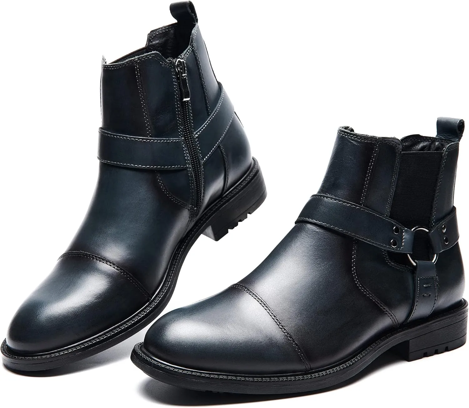 Arkbird Chelsea Ankle Boots for Men Genuine Leather Oxford Casual and Formal Dress Boot