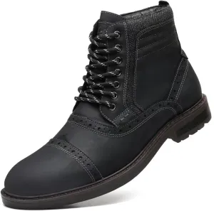 Arkbird Mens Chelsea Boots, Stylish and Comfort Leather Chukka Ankle Boots with Zipper