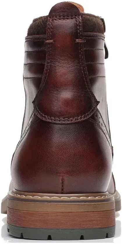 Arkbird Mens Chelsea Boots, Stylish and Comfort Leather Chukka Ankle Boots with Zipper