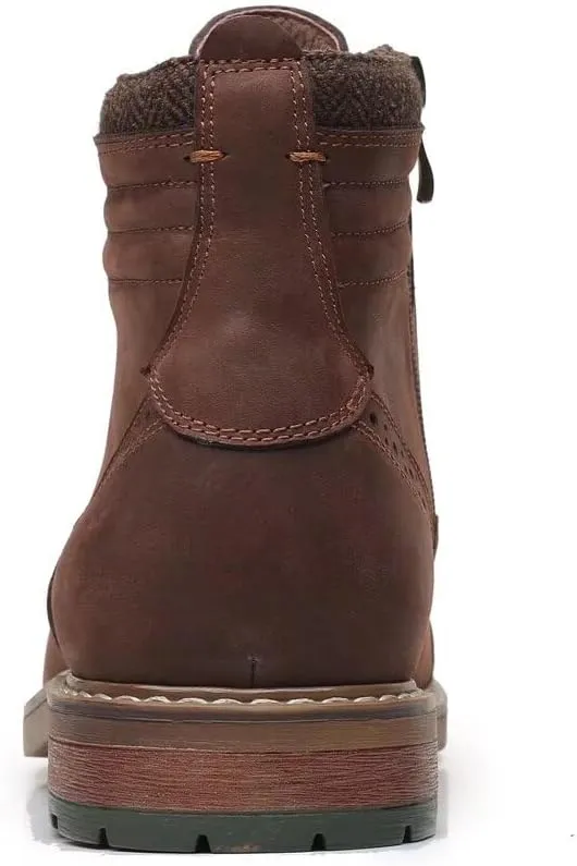 Arkbird Mens Chelsea Boots, Stylish and Comfort Leather Chukka Ankle Boots with Zipper