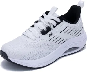 AUPERF Women's Walking Shoes with Arch Support Orthotic Tennis Sneakers for Plantar Fasciitis US 5.5-US 11