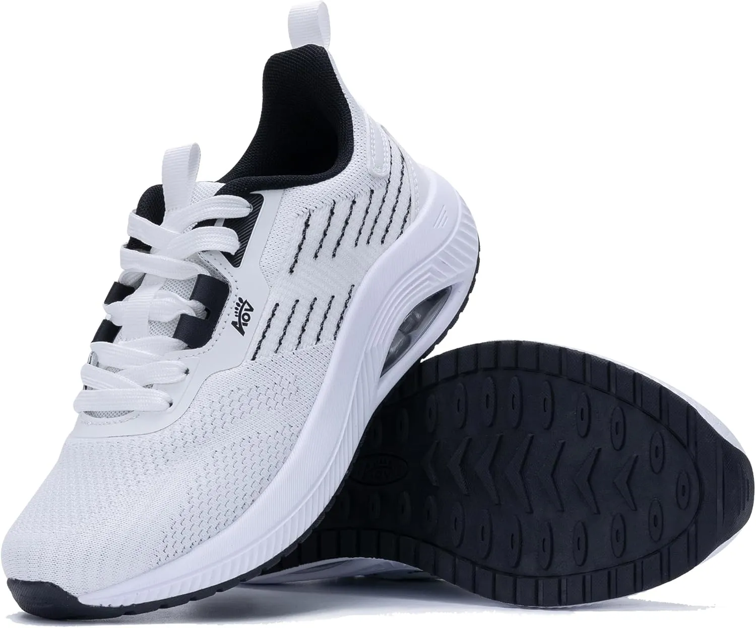 AUPERF Women's Walking Shoes with Arch Support Orthotic Tennis Sneakers for Plantar Fasciitis US 5.5-US 11