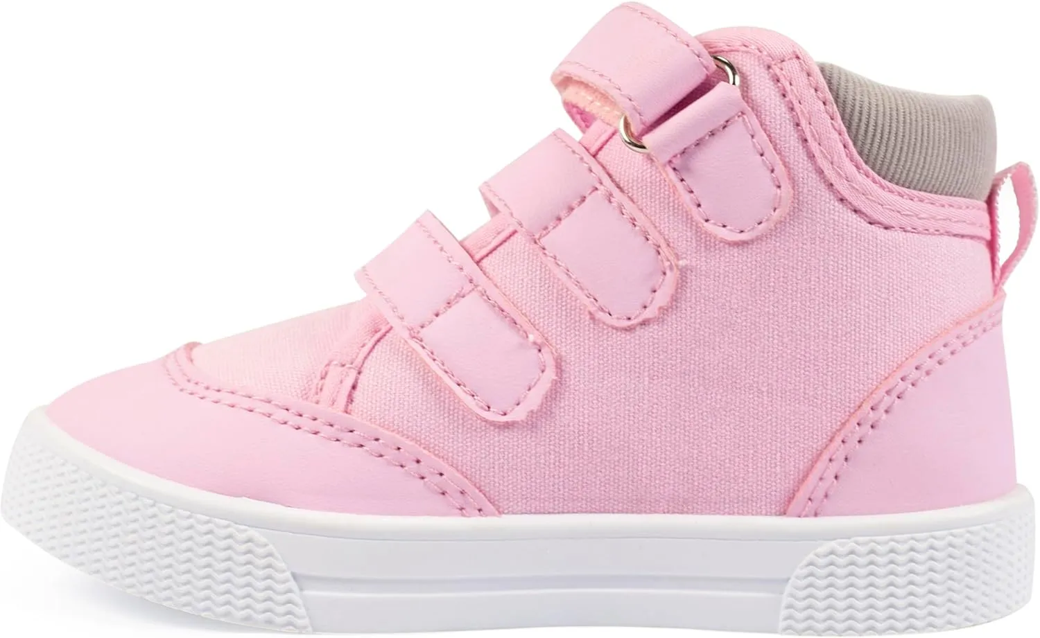 Baby Walking Shoes High-Top Boy Sneakers Lightweight Non Slip Toddler Shoes for 6 9 12 18 24 Months