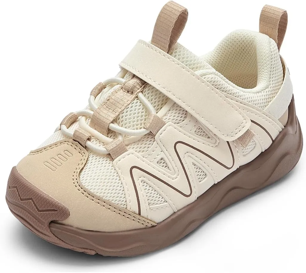 Balabala Toddler Shoes Boys Girls Barefoot Kids Breathable Walking Running Tennis Shoes Slip on Sneakers Lightweight Outdoor
