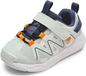 Balabala Toddler Shoes Boys Girls Barefoot Kids Breathable Walking Running Tennis Shoes Slip on Sneakers Lightweight Outdoor
