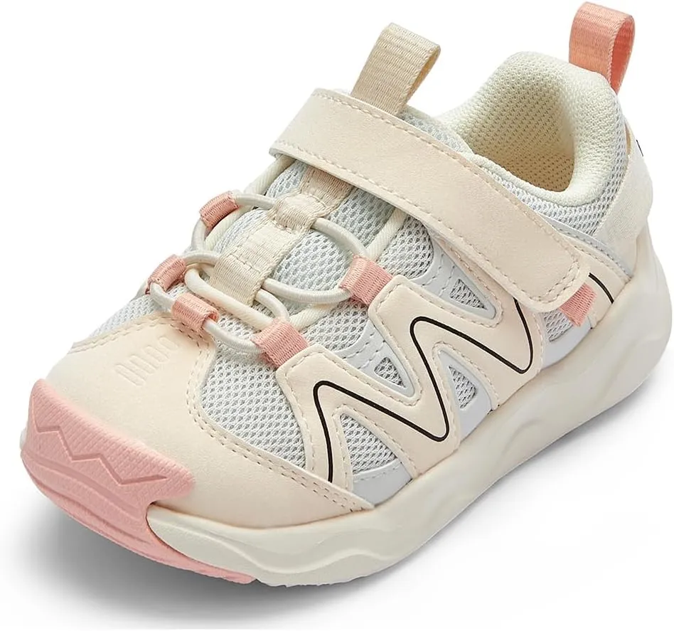 Balabala Toddler Shoes Boys Girls Barefoot Kids Breathable Walking Running Tennis Shoes Slip on Sneakers Lightweight Outdoor