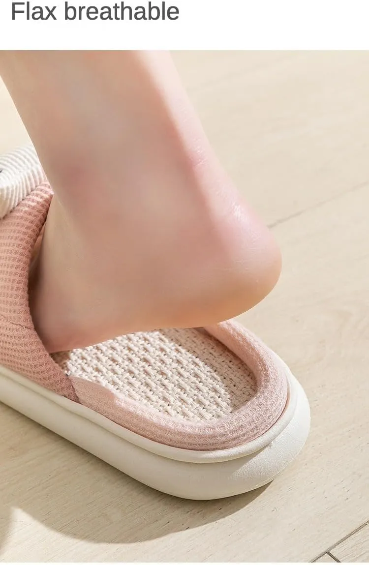 Bear Slippers Women's Cute Home Slippers Room Bear Cotton Sandals Home Use Cute Indoor Outdoor Soft Slippers