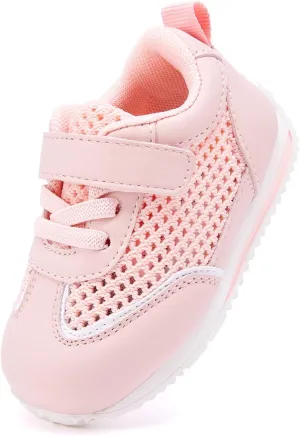 BMCiTYBM Baby Boy Girl Shoes Breathable Mesh Walking Shoes Lightweight Non-Slip Sneakers Infant First Walkers 6 9 12 18 24 Month
