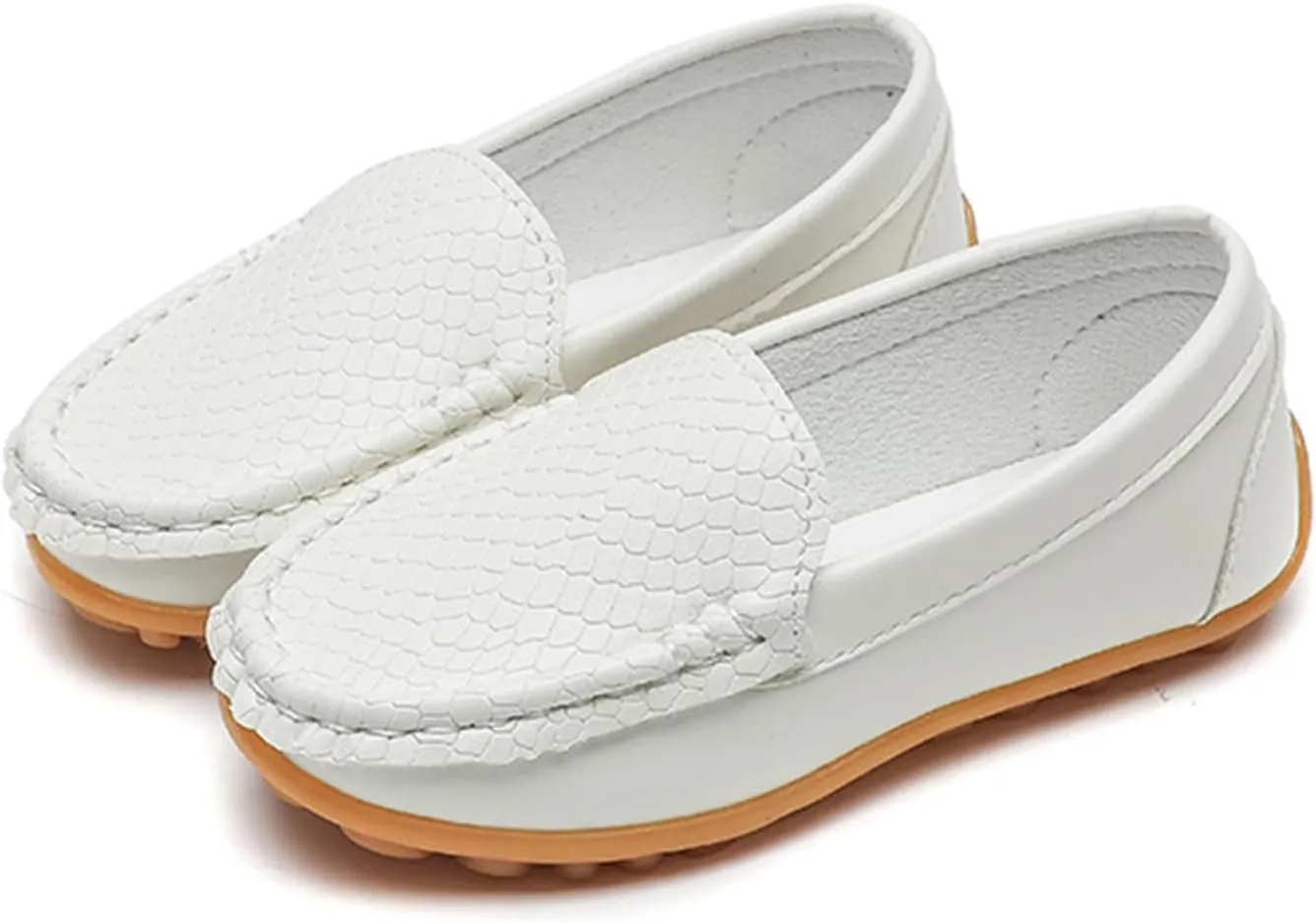 Boys Girls Loafers Dress Flats Slip-On Oxford Casual Moccasins School Walking Boat Shoes(Toddler/Little Kid/Big Kid)