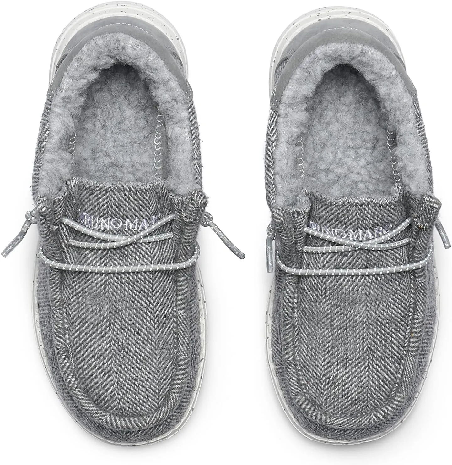 Bruno Marc Boys Girls Winter Slip-On Fur Casual Loafer