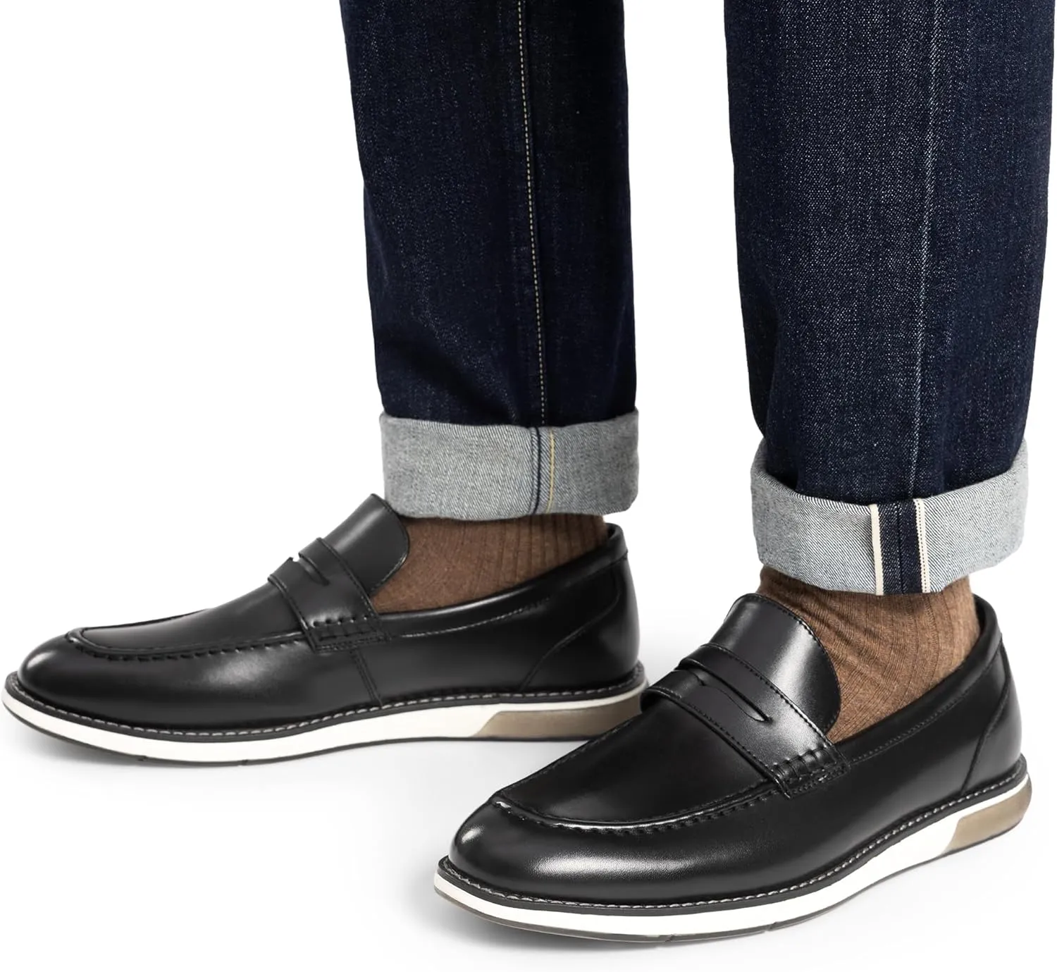 Bruno Marc Men's Dress Penny Loafer Slip-on Shoes