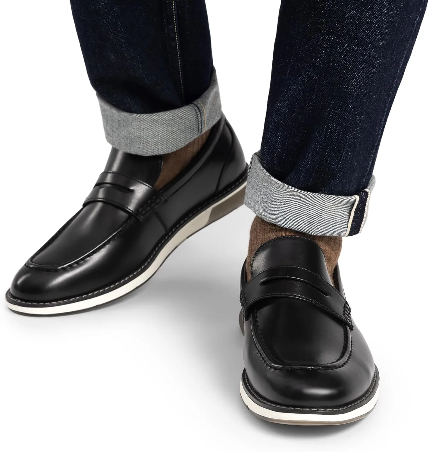 Bruno Marc Men's Dress Penny Loafer Slip-on Shoes