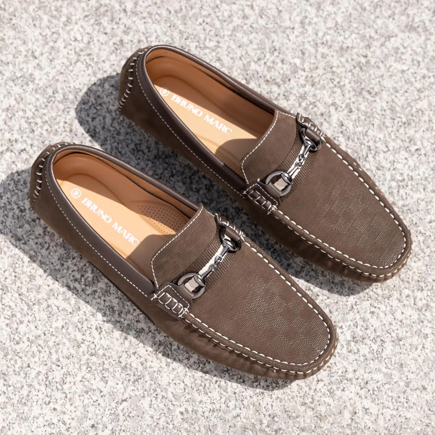 Bruno Marc Men's Driving Penny Loafers Casual Slip on Moccasins Shoes