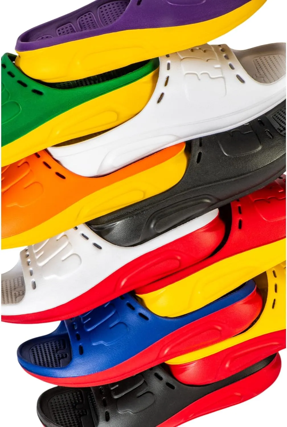 Cali Slides for Men and Women. Recovery Cloud Slides with Arch Support and Massage Beads. Athletic and Beach Sandals