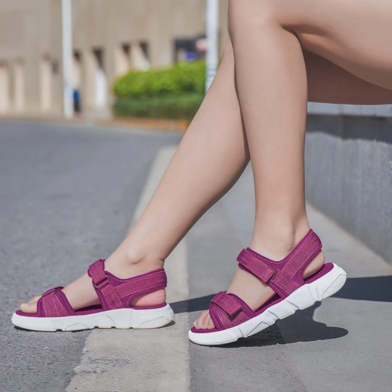 CAMELSPORTS Women Walking Sandals Summer Athletic Sandals Sport Water Shoes Beach for Casual Travel Outdoor