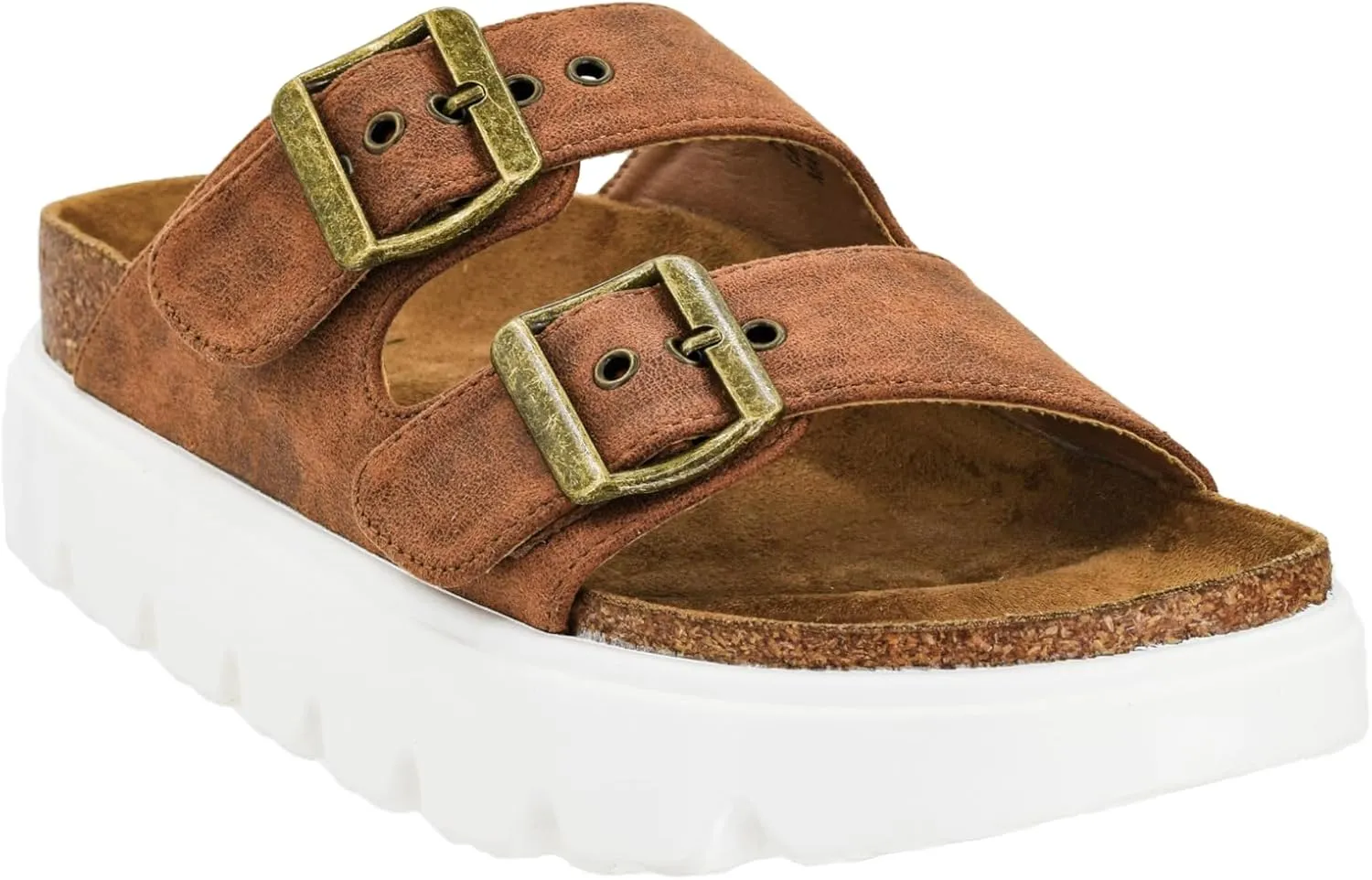 Corkys Footwear Hey Girl Womens 1 inch Rumor Has It Platform Sandals, Featuring Two Adjustable Buckles, A soft Footbed, And A Lug Outsole, Perfect For Summer