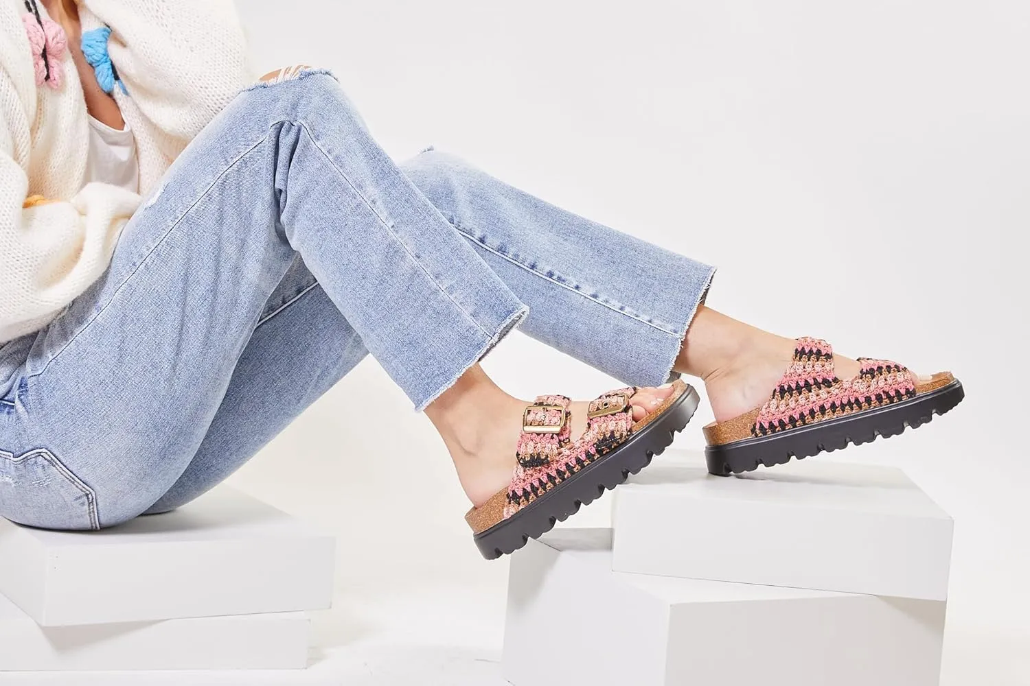 Corkys Footwear Hey Girl Womens 1 inch Rumor Has It Platform Sandals, Featuring Two Adjustable Buckles, A soft Footbed, And A Lug Outsole, Perfect For Summer
