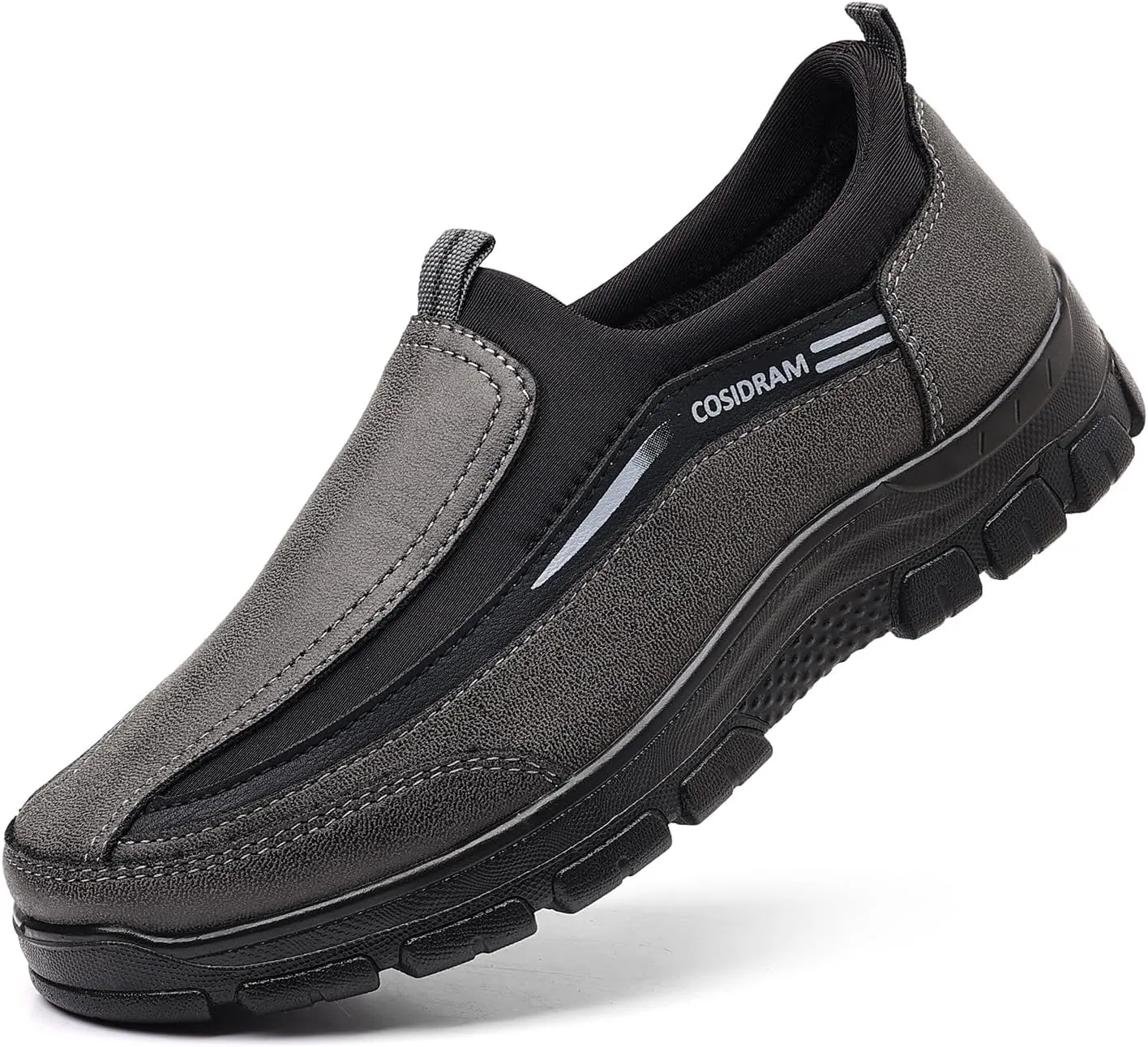 COSIDRAM Mens Casual Shoes Loafers Slip on Moccasin Comfort Soft Lightweight Daily Flats Sneakers