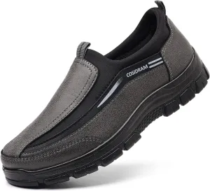 COSIDRAM Mens Casual Shoes Loafers Slip on Moccasin Comfort Soft Lightweight Daily Flats Sneakers