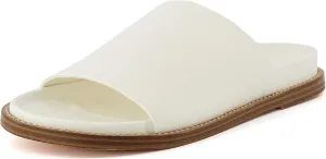 CUSHIONAIRE Women's Nugget one band footbed sandal with  Comfort, Wide Widths Available