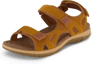 CUSHIONAIRE Women's Pace comfort footbed outdoor sandal with adjustable straps and  Memory Foam, Wide Widths Available