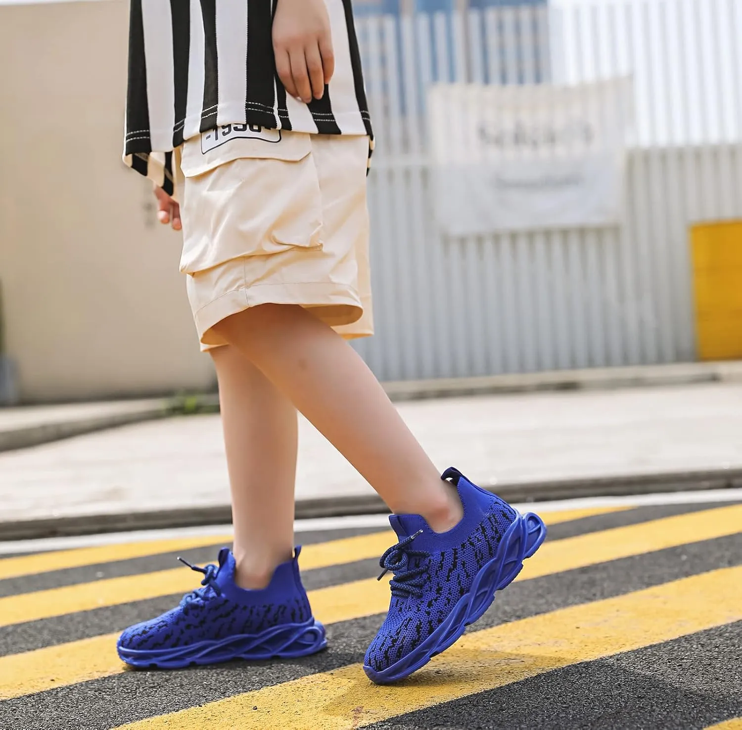 DADAWEN Boys Girls Sneakers Kids Lightweight Breathable Tennis Athletic Running Shoes for Toddler/Little Kid/Big Kid
