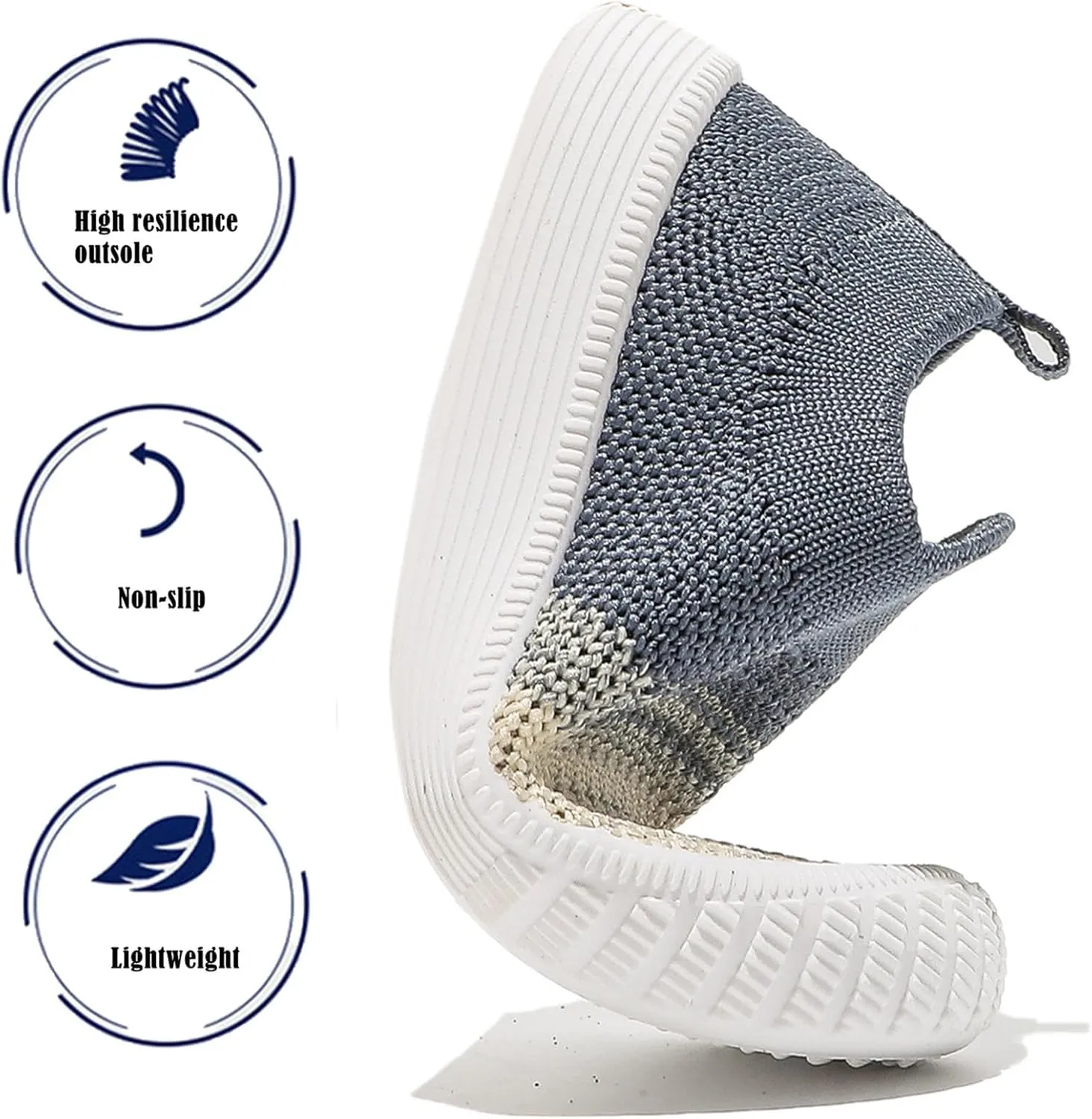 DADAWEN Boys Girls Toddler Sneakers Kids Lightweight Walking Shoes Mesh Breathable Tennis Shoes for Toddler/Little Kids