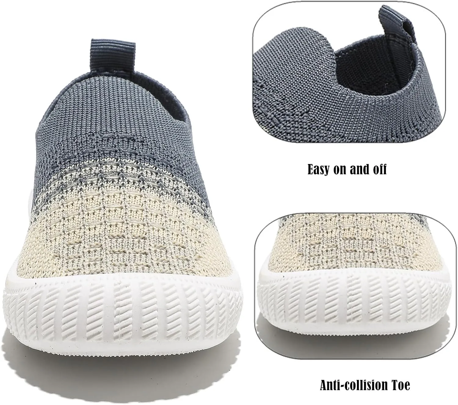 DADAWEN Boys Girls Toddler Sneakers Kids Lightweight Walking Shoes Mesh Breathable Tennis Shoes for Toddler/Little Kids