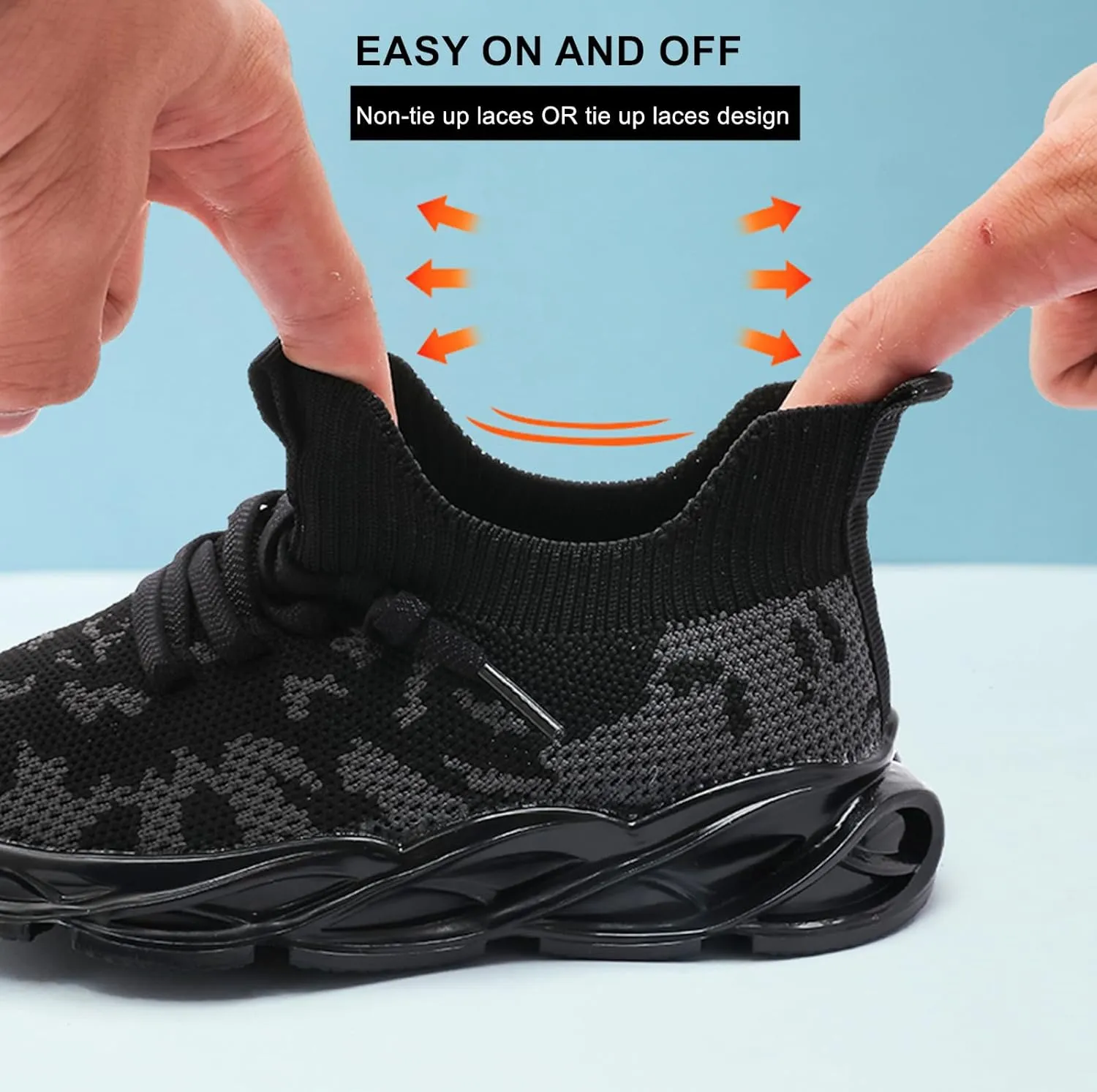 DADAWEN Toddler/Little Kid Boys Girls Lightweight Breathable Sneakers Strap Athletic Tennis Shoes for Running Walking