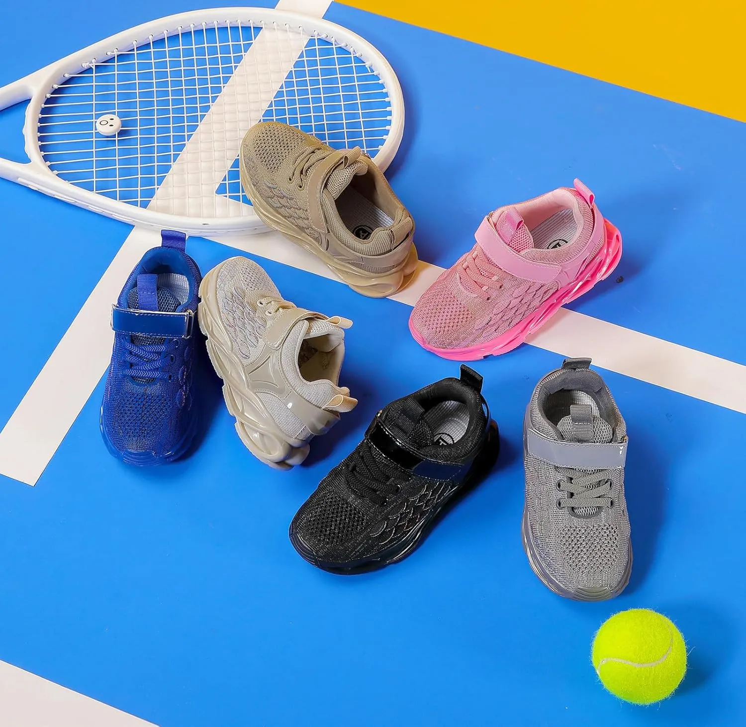 DADAWEN Toddler/Little Kid Sneakers for Boys Girls Lightweight Breathable Sports Athletic Running Tennis Shoes