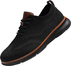 Deals of The Day Clearance Breeze Shoes for Men Comfortable Dress Shoes Mens Wearbreeze Shoes Slip On Sneakers Women Mesh Oxford Shoes Woven Orthopedic Breathable Soft Sole