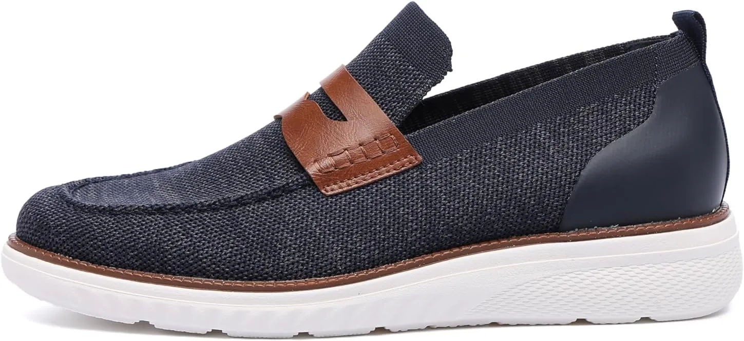 DECARSDZ Mens Casual Loafers Shoes Walking Sneakers Mesh Business Oxfords Work Lightweight Shoes Lightweight Slip-on Shoes