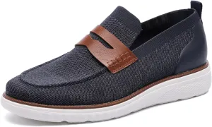 DECARSDZ Mens Casual Loafers Shoes Walking Sneakers Mesh Business Oxfords Work Lightweight Shoes Lightweight Slip-on Shoes