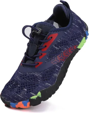 DimaiGlobal Kids Barefoot Shoes Boys Trail Running Shoes Girls Running Shoes Sneakers Athletic Tennis Shoes Toddler Little Kid Big Kid
