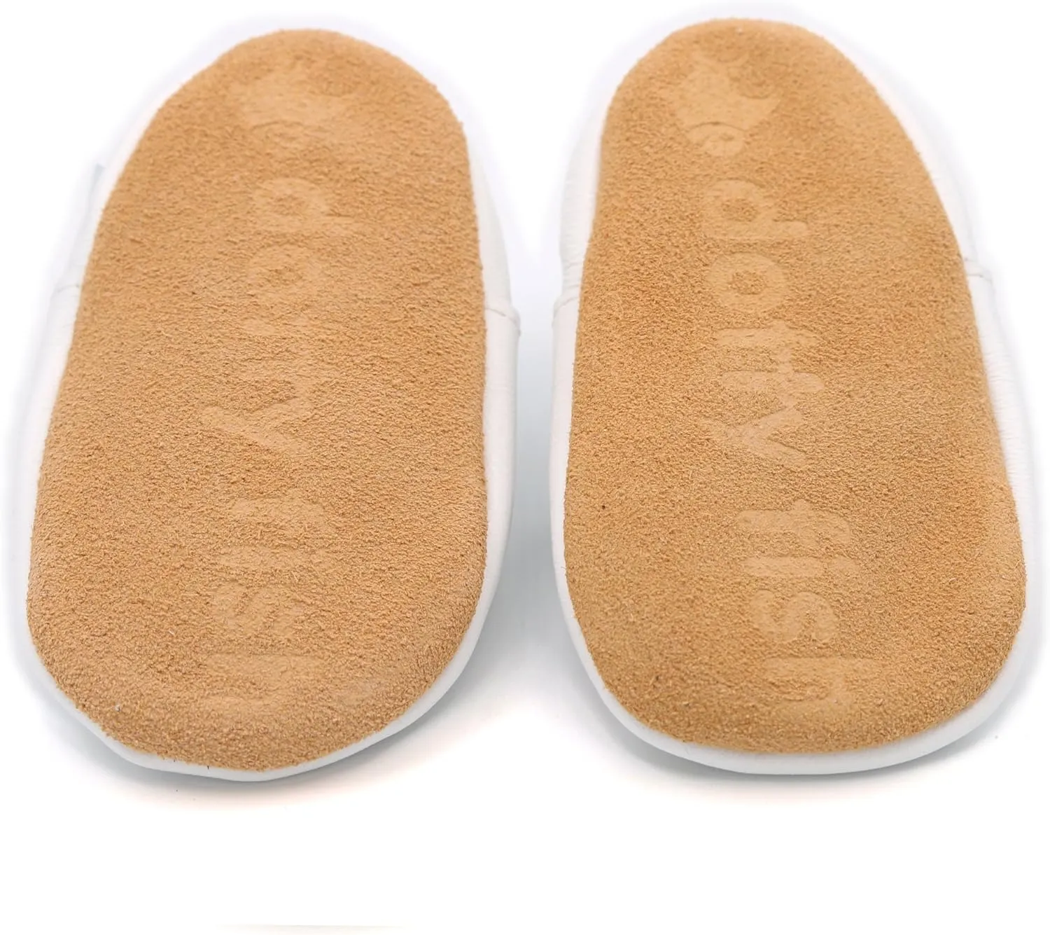 Dotty Fish Infant and Toddler Soft Leather Sandals – Barefoot-Friendly, Non-Slip Suede Sole, Podiatrist Recommended, Breathable Baby-Safe Leather, British Brand – Fits 0–4 Years