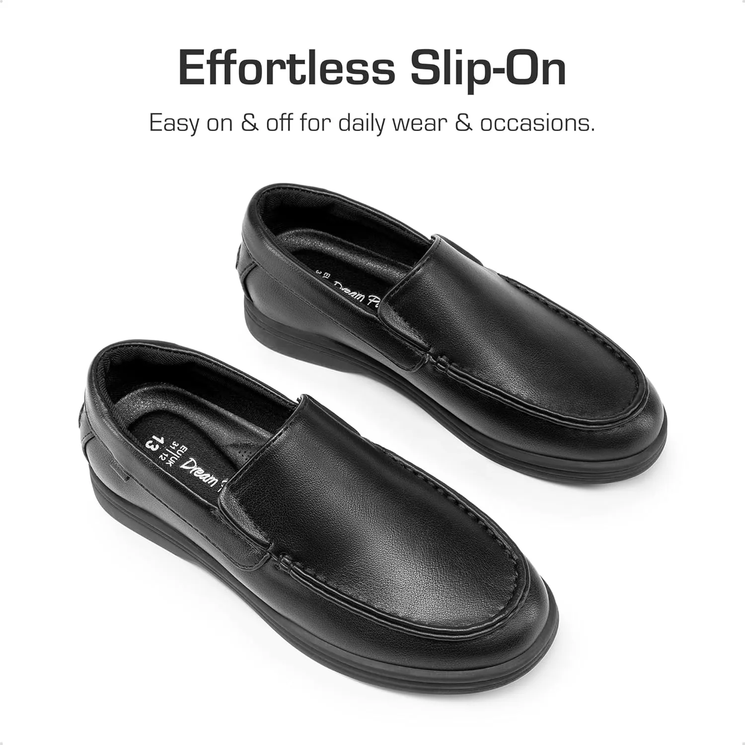 DREAM PAIRS Boys Dress Shoes Slip-On Loafers Casual Flat Shoes (Toddler/Little Kid/Big Kid)