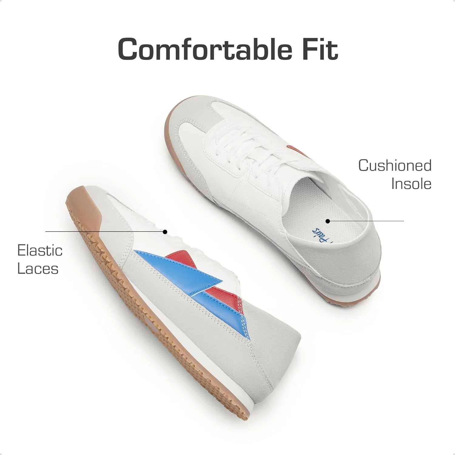 DREAM PAIRS Boys Girls Sneakers Foldable Back Retro Classic Casual Tennis Lightweight Breathable Walking Shoes for Little/Big Kid