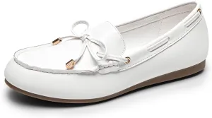 DREAM PAIRS Women's Loafers Comfortable Dressy Slip-on Business Casual Work Shoes Bow-Knot Office Driving Round Toe Flats Loafers