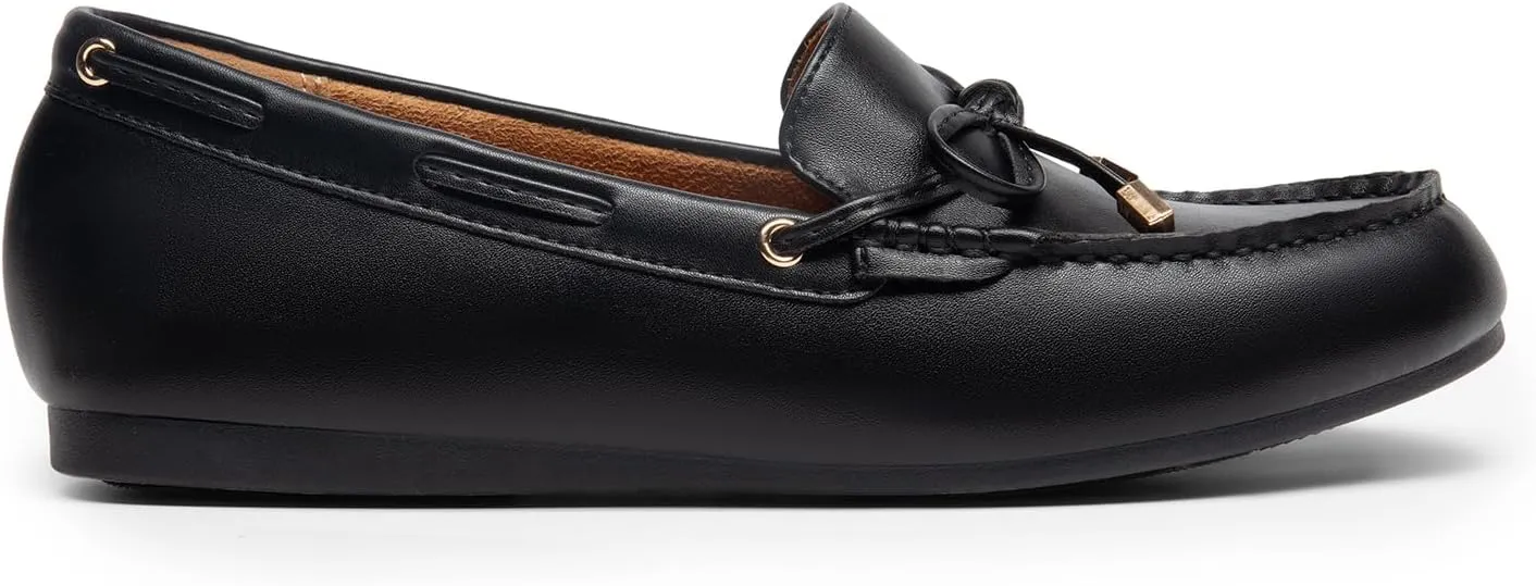 DREAM PAIRS Women's Loafers Comfortable Dressy Slip-on Business Casual Work Shoes Bow-Knot Office Driving Round Toe Flats Loafers
