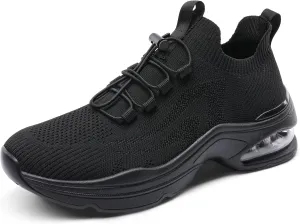 DREAM PAIRS Women's Slip On Walking Sneakers, Air Cushion Tennis Shoes, Slip Resistant Athletic Footwear for Nurse, Casual, Gym Workout