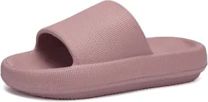 EQUICK Cloud Slides Pillow Slippers for Women and Men | Shower Slippers Bathroom Sandals | Ultra Soft | Cushioned Thick Sole | Indoor & Outdoor